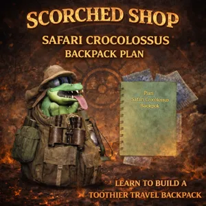 SAFARI CROC BACKPACK