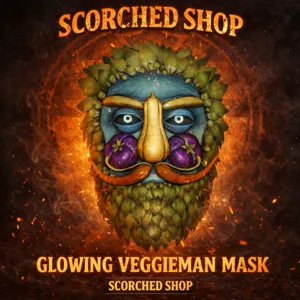GLOWING VEGGIEMAN MASK