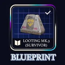 Looting MK 3 Survivor Blueprint