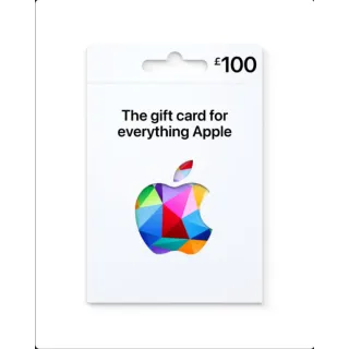 £100.00 iTunes UK GBP appstore and hardware, everything apple, Gift card wallet voucher digital code