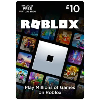 £10.00 Roblox uk GBP Gift card voucher code (free virtual item)