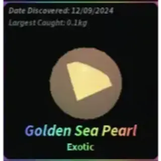 2x Golden Sea Pearl | Fisch