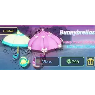 Bunnybrellas | Pinky Parcel | Blue Bonsai | Fisch | Gliders