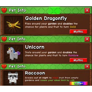 GAG 2 GOLDEN DRAGONFLY