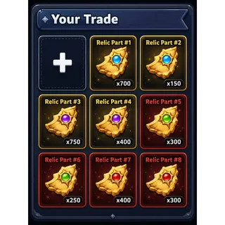 X10 RELIC FULL SET