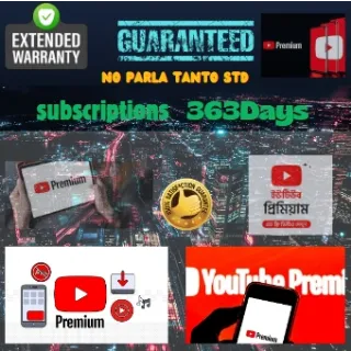  YouTube Premium 363 days Subscription - Enjoy Ad-Free Videos & Offline Mode