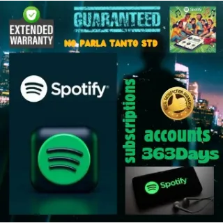 363 YEAR SPOTIFY PREMIUM - AD-FREE