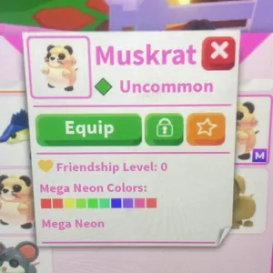MEGA NEON MUSKRAT