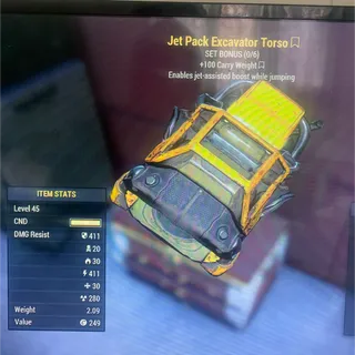 UnRolled excavator jet