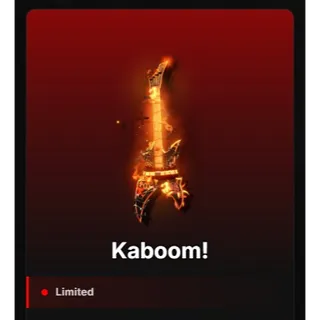 Kaboom- Fisch