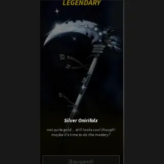 Silver Onirifalx Skin