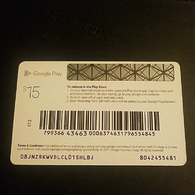 $15.00 Google Play Card - Google Play Gift Cards (New) - Gameflip