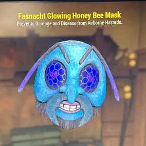 Glowing honey bee mask