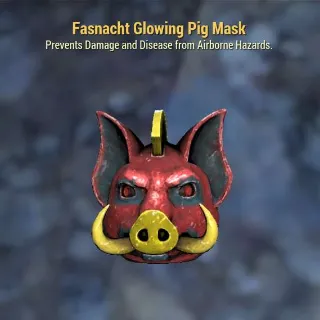 Fasnacht Glowing Pig