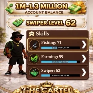 Blockspin 1m + 70 Fishing 🎣 + 50 Farmer 🧑‍🌾 