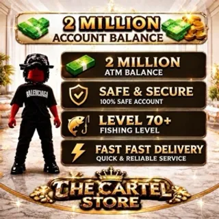 Blockspin 2M Cash Account + 70 Fish