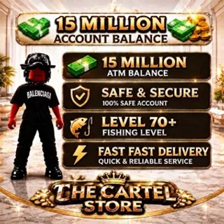 Blockspin 15M Cash Account + 70 Fish 🎣 