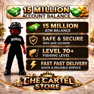 Blockspin 15M Cash Account + 70 Fish 🎣 