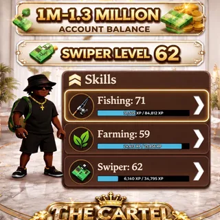Blockspin 1m + 70 Fishing 🎣 + 50 Farmer 🧑‍🌾 