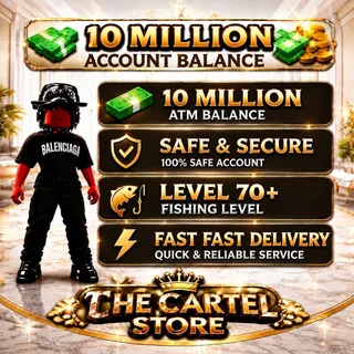 Blockspin 10M Cash Account + 70 Fish
