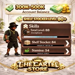 300-400K Blockspin Cash Account / Fishing Level