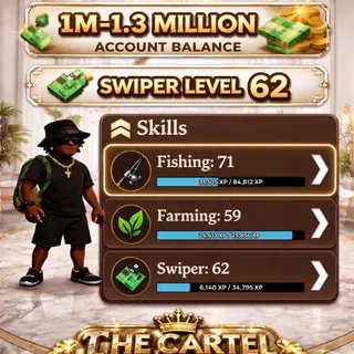 Blockspin 1m + 70 Fishing 🎣 + 50 Farmer 🧑‍🌾 