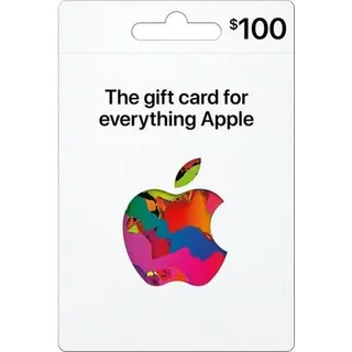 $100.00 USD Apple Gift Card