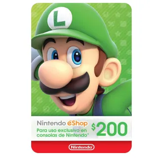 MX$200 Nintendo eShop