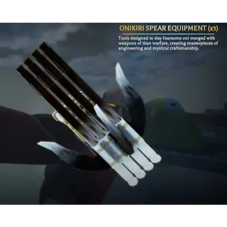 Onikiri Thunder-Spear Full Set | Attack On Titan Revolution (AOTR) | 