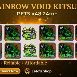 12x RB Void Kitsune | x48.24M | Tap Simulator | Roblox | Instant Delivery | Leto's Shop