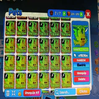 500x Electric RB Holographic Hybrid | Tap Simulator | Roblox | Instant Delivery | Leto's Shop