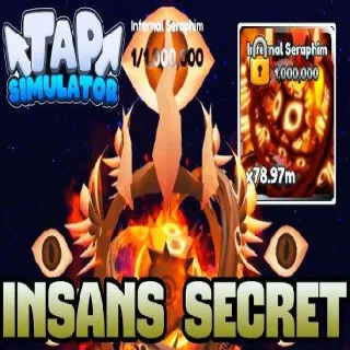 [NEW SECRET] Infernal Seraphim 1/1M | Instant Trade | Tap Simulator | Roblox Pet