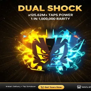 Dual Shock | x125.62M+ Tap Power | Tap Simulator | Roblox | Instant Delivery | Schants_Leto
