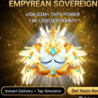 Empyrean Sovereign | x106.3M | 1 in 1M | Tap Simulator | Roblox | Instant Delivery | Leto's Shop