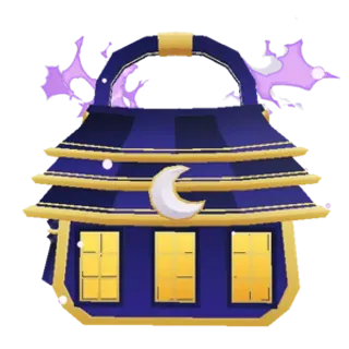 Moonlit Pagoda Purse