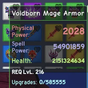 DQ-voidborn mage armor