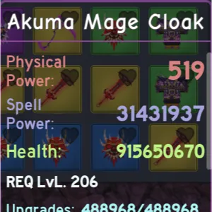 DQ-akuma mage cloak purp