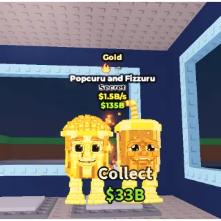 GOLD popcuru and fizzuru 1.5B/s