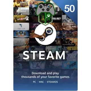 $50.00 USD Steam