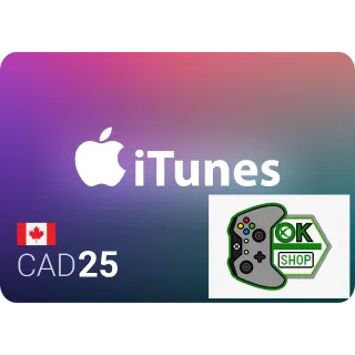 $25.00 CAD Apple