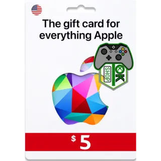 $5.00 USD Apple