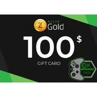 $100 Razer Gold Gift Card