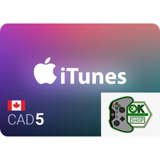 $5.00 CAD Apple