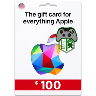 $100.00 USD Apple