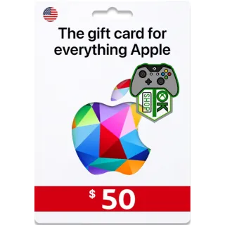 $50.00 USD Apple