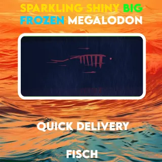 Sparkling Shiny Big Frozen Phantom Megalodon | FISCH