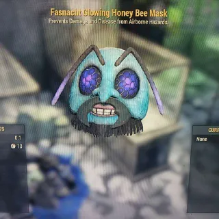Apparel | Glowing Honey Bee Mask