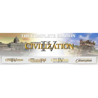 Sid Meier's Civilization IV: The Complete Edition Steam Key SOUTH EASTERN ASIA Instant Delivery!!!