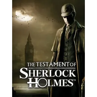 The Testament of Sherlock Holmes STEAM KEY GLOBAL INSTANT DELIVERY!!!