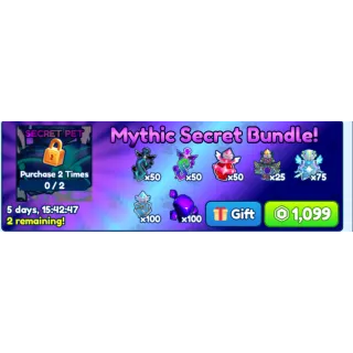 Bubble Gum Simulator INFINITY -Mythic Secret Bundle